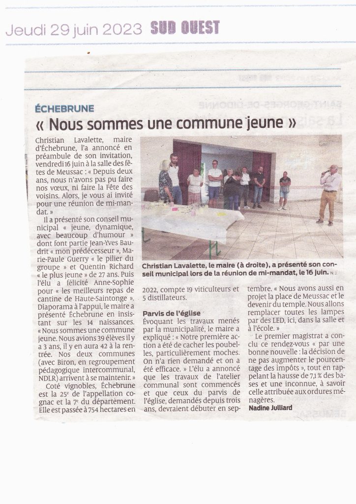 Sud Ouest sur mi-mandat