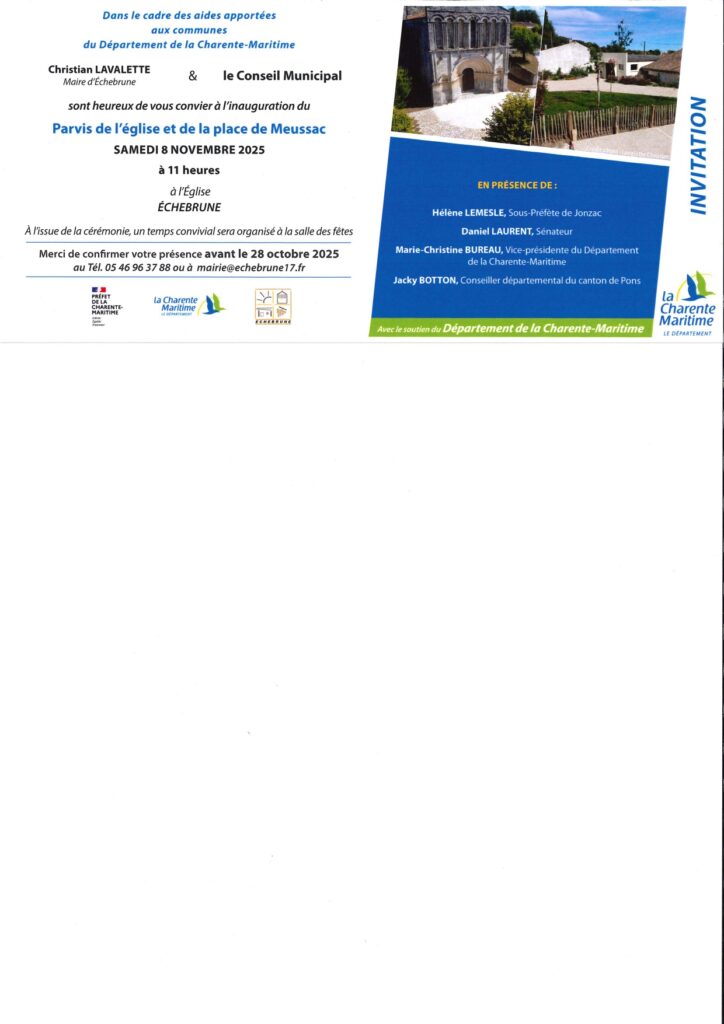 Invitation 8 novembre